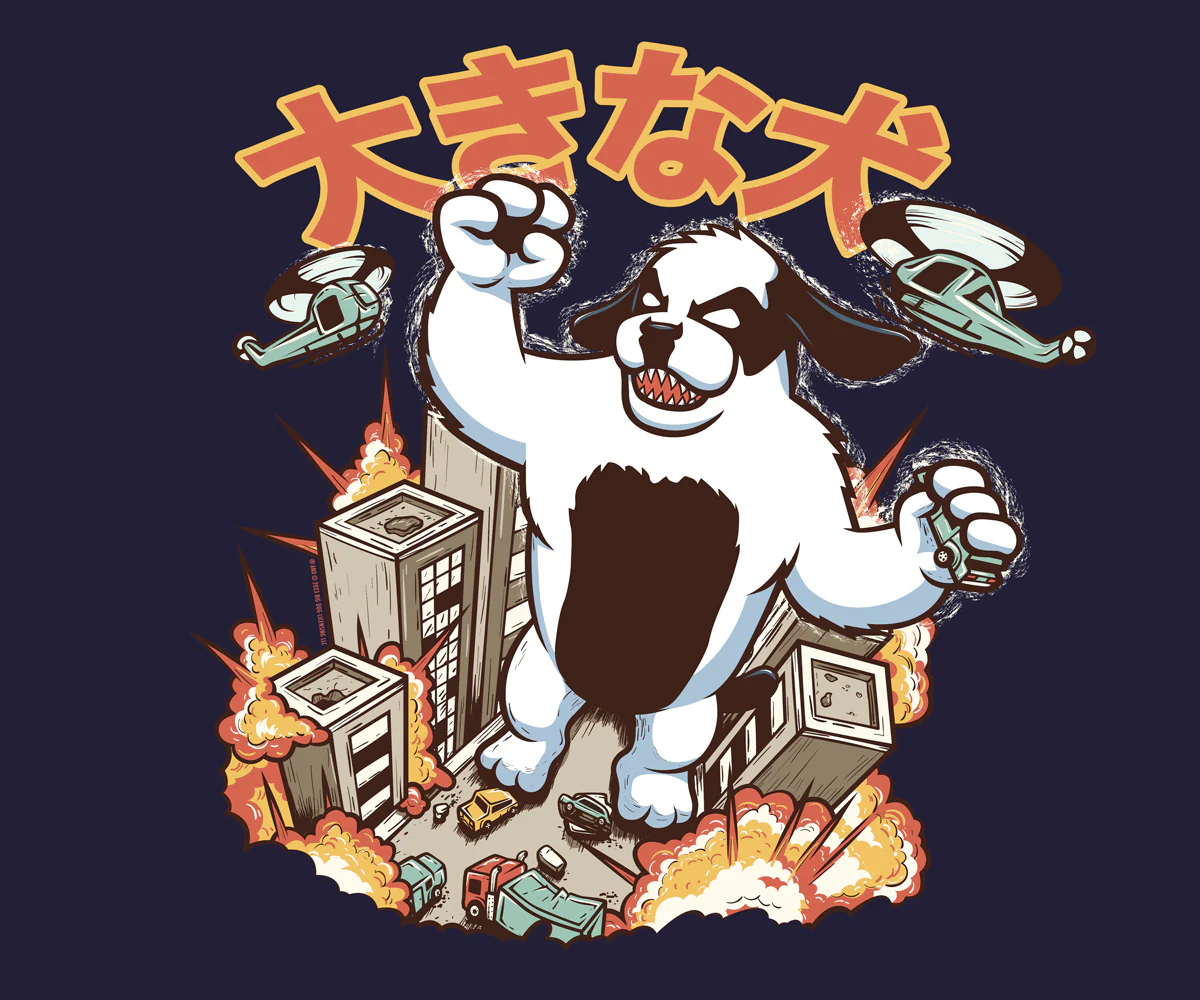Kaiju Dog Long Sleeve T-shirt - Image 2