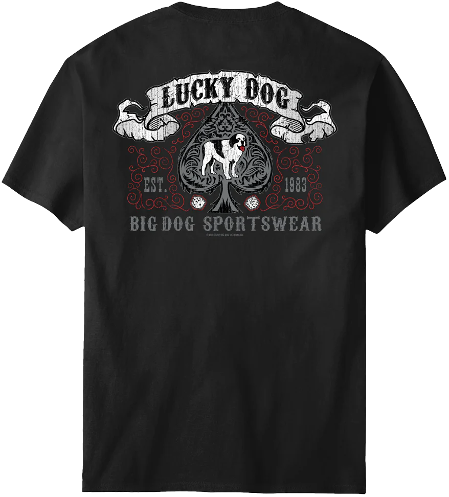 Lucky Dog Spade T-Shirt