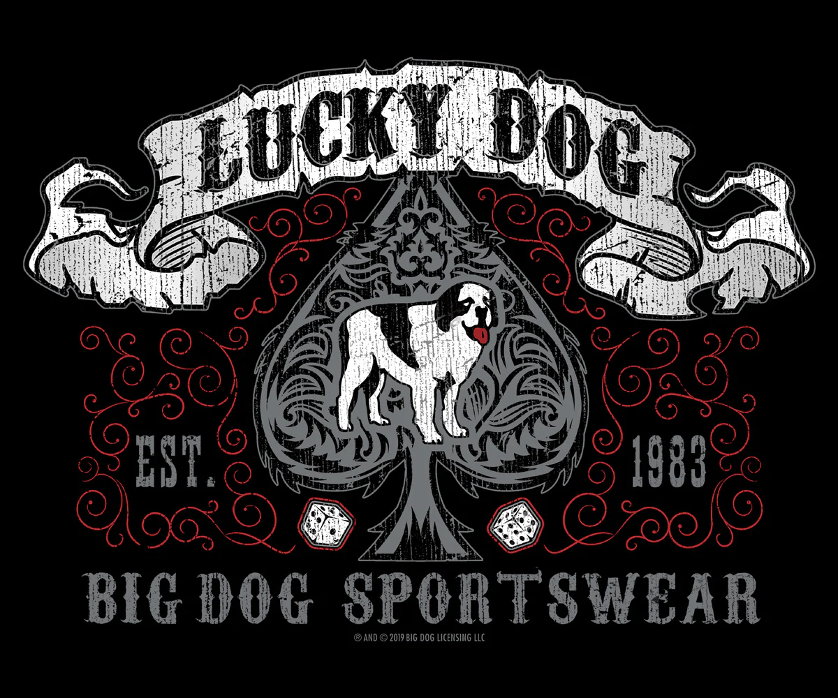 Lucky Dog Spade T-Shirt - Image 2