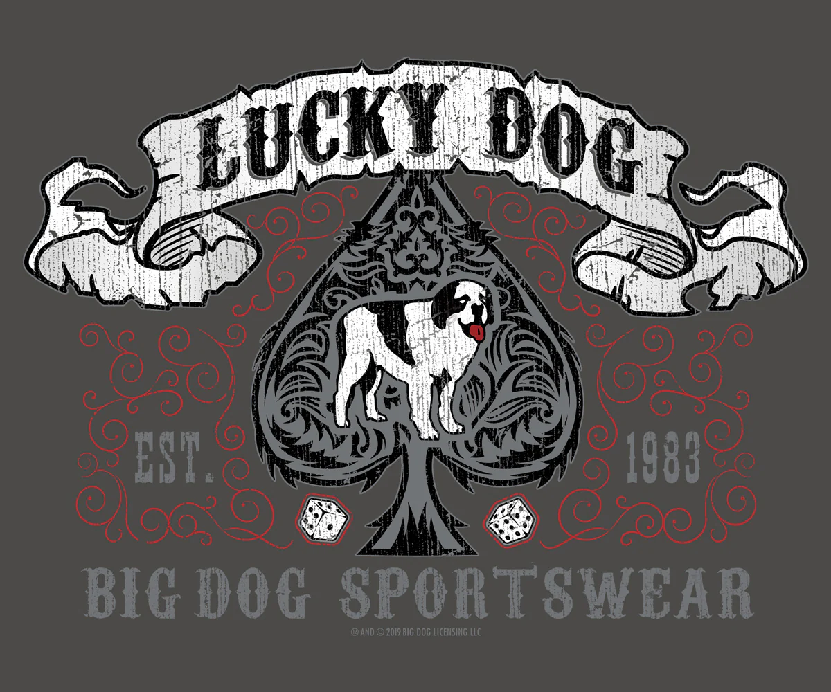 Lucky Dog Spade T-Shirt - Image 2