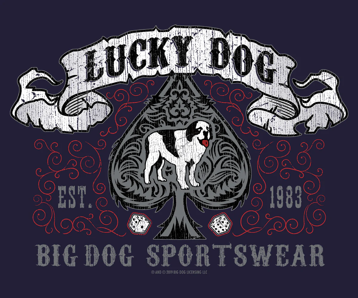 Lucky Dog Spade T-Shirt - Image 2