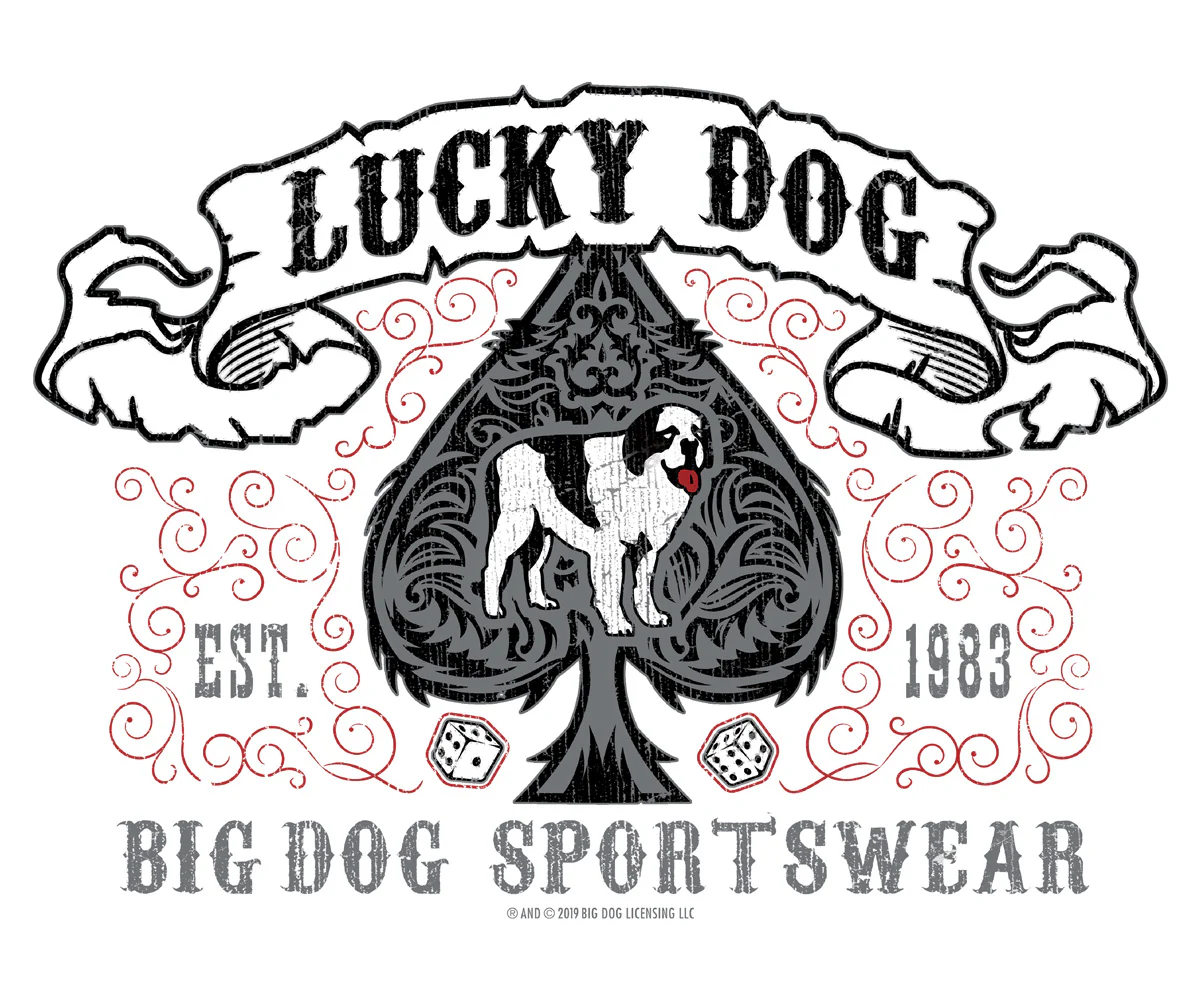 Lucky Dog Spade T-Shirt - Image 2