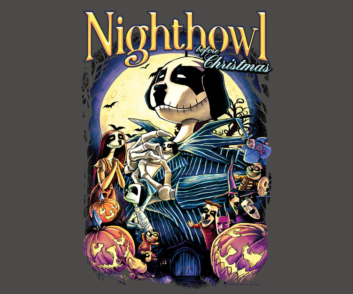 Nighthowl B4 Christmas T-shirt - Image 2