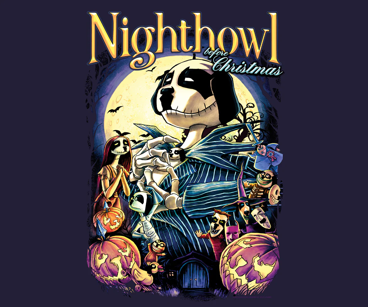 Nighthowl B4 Christmas T-shirt - Image 2