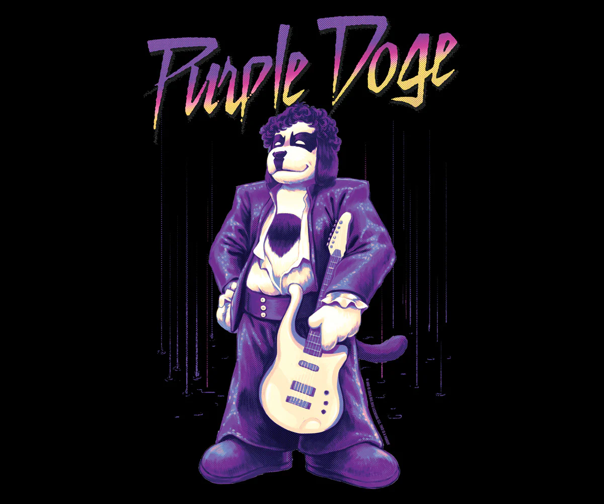 Purple Doge T-shirt - Image 2