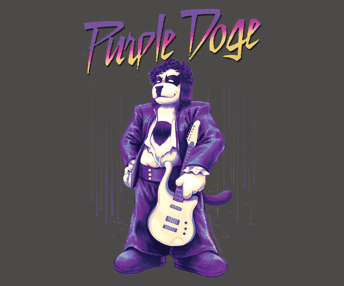 Purple Doge T-shirt - Image 2