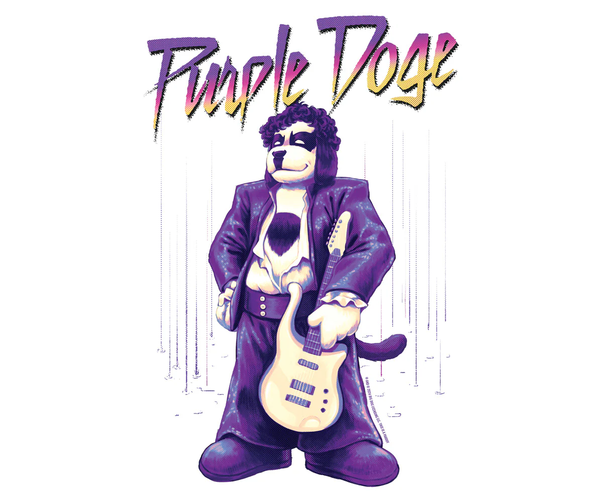 Purple Doge T-shirt - Image 2
