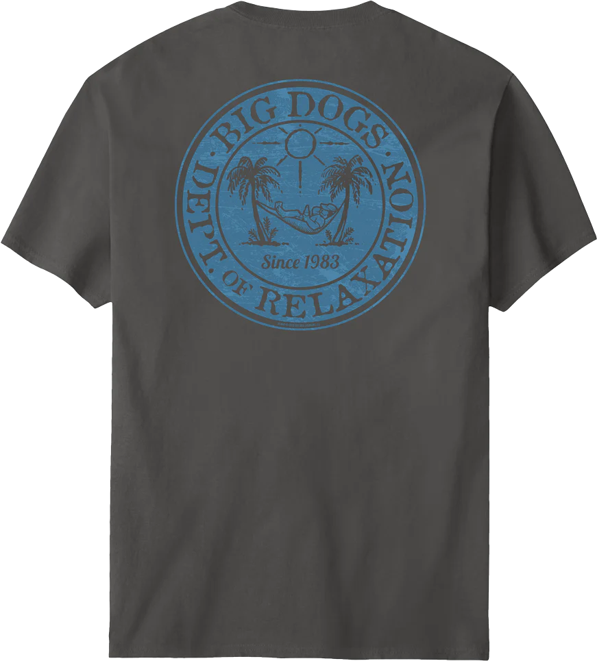 Relaxation Badge Denim T-shirt