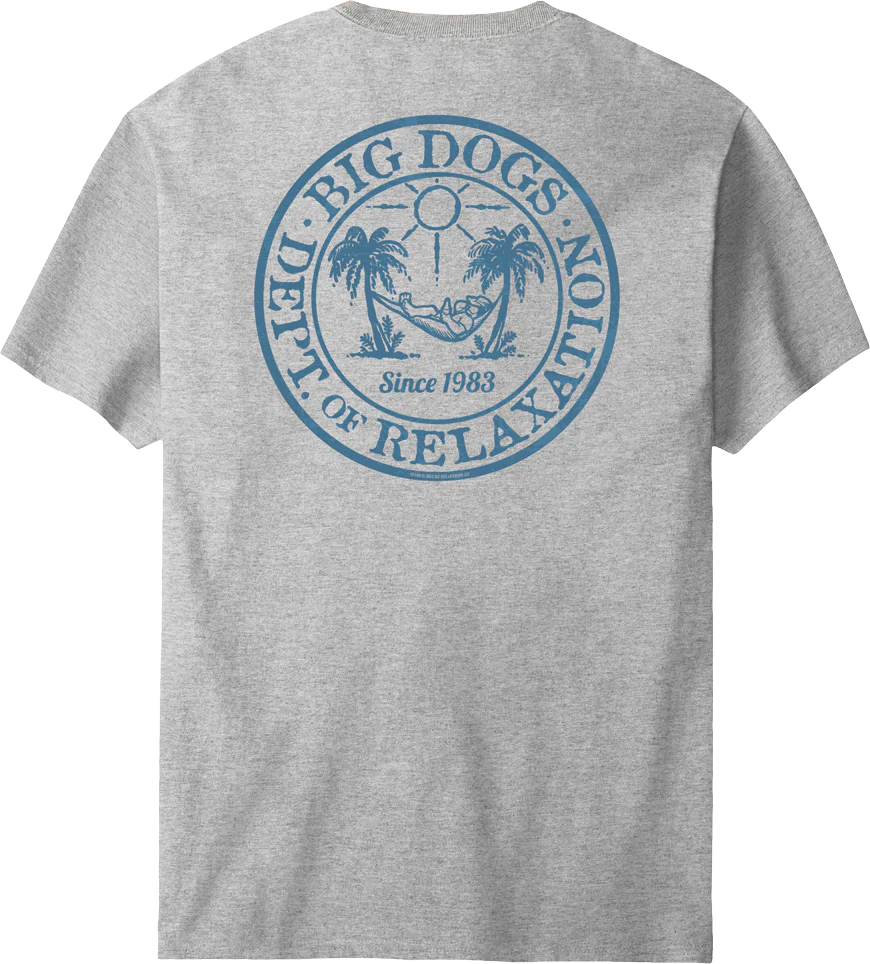 Relaxation Badge Denim T-shirt