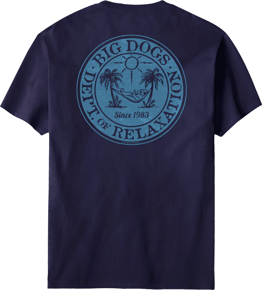 Relaxation Badge Denim T-shirt
