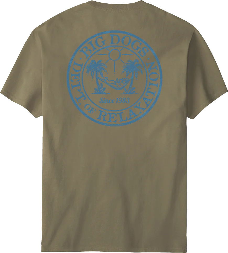Relaxation Badge Denim T-shirt