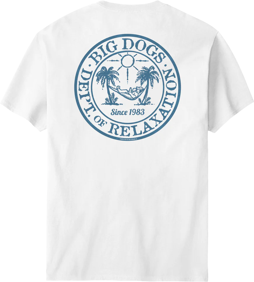 Relaxation Badge Denim T-shirt