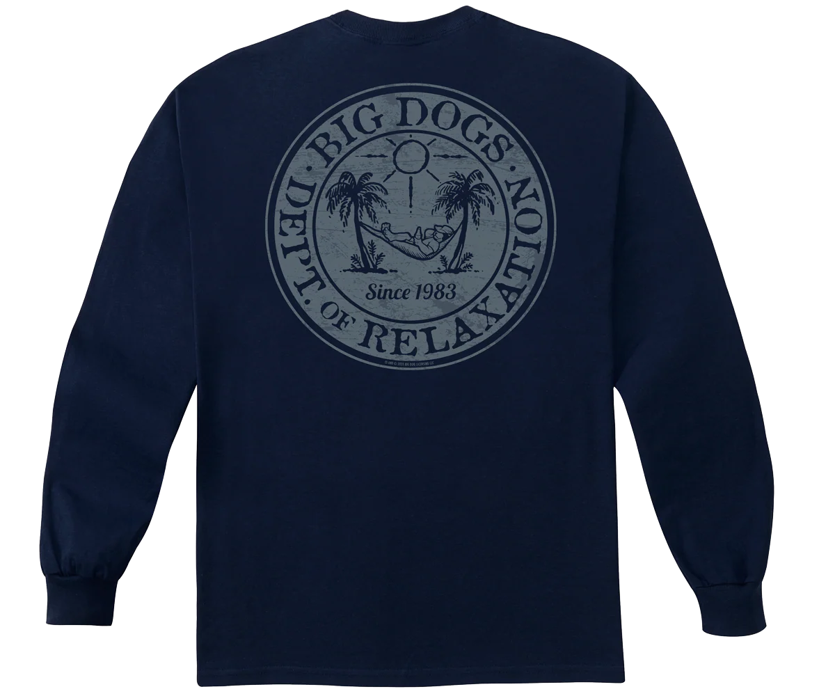 Relaxation Badge Long Sleeve T-shirt