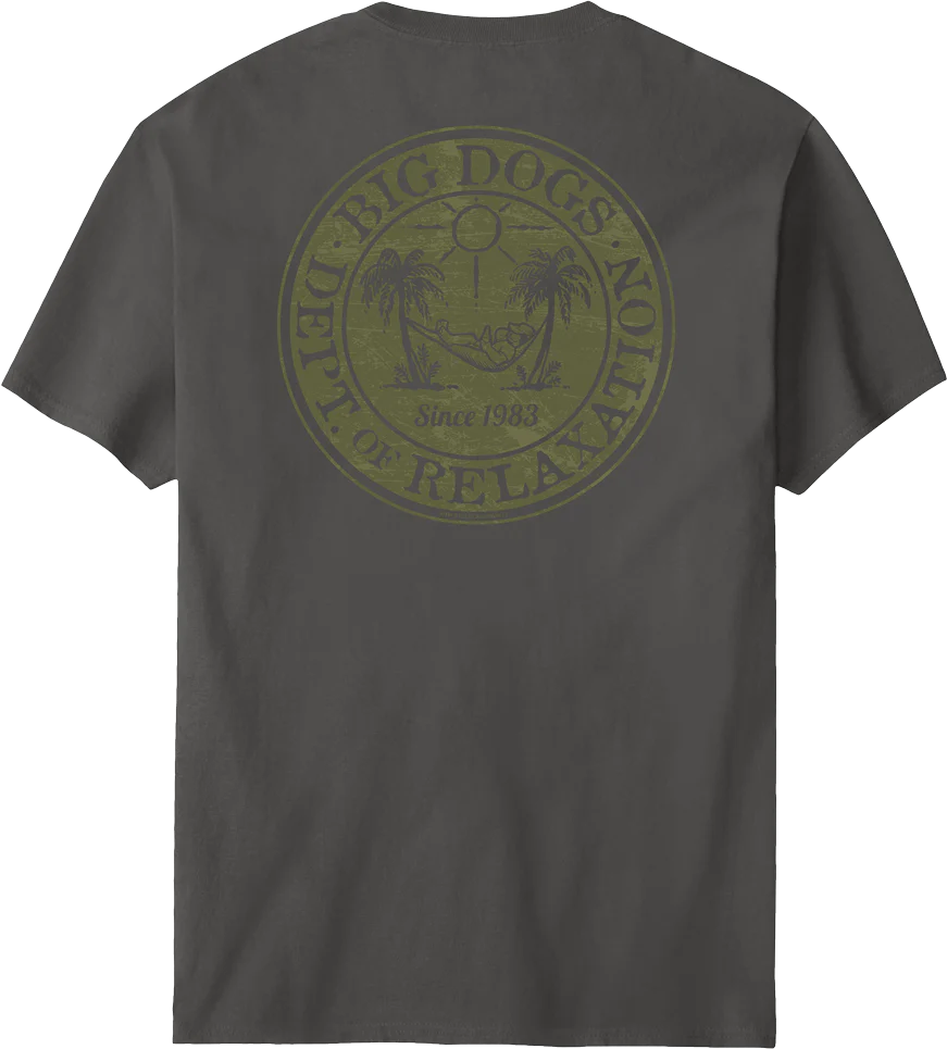 Relaxation Badge Olive T-shirt