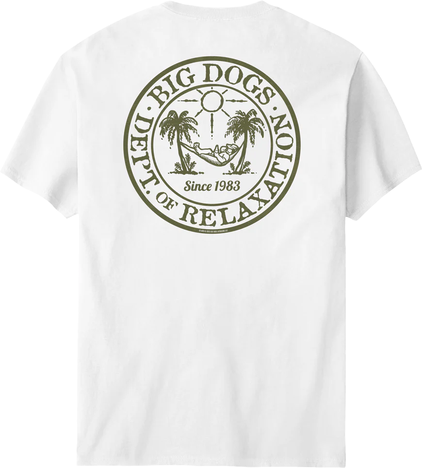 Relaxation Badge Olive T-shirt