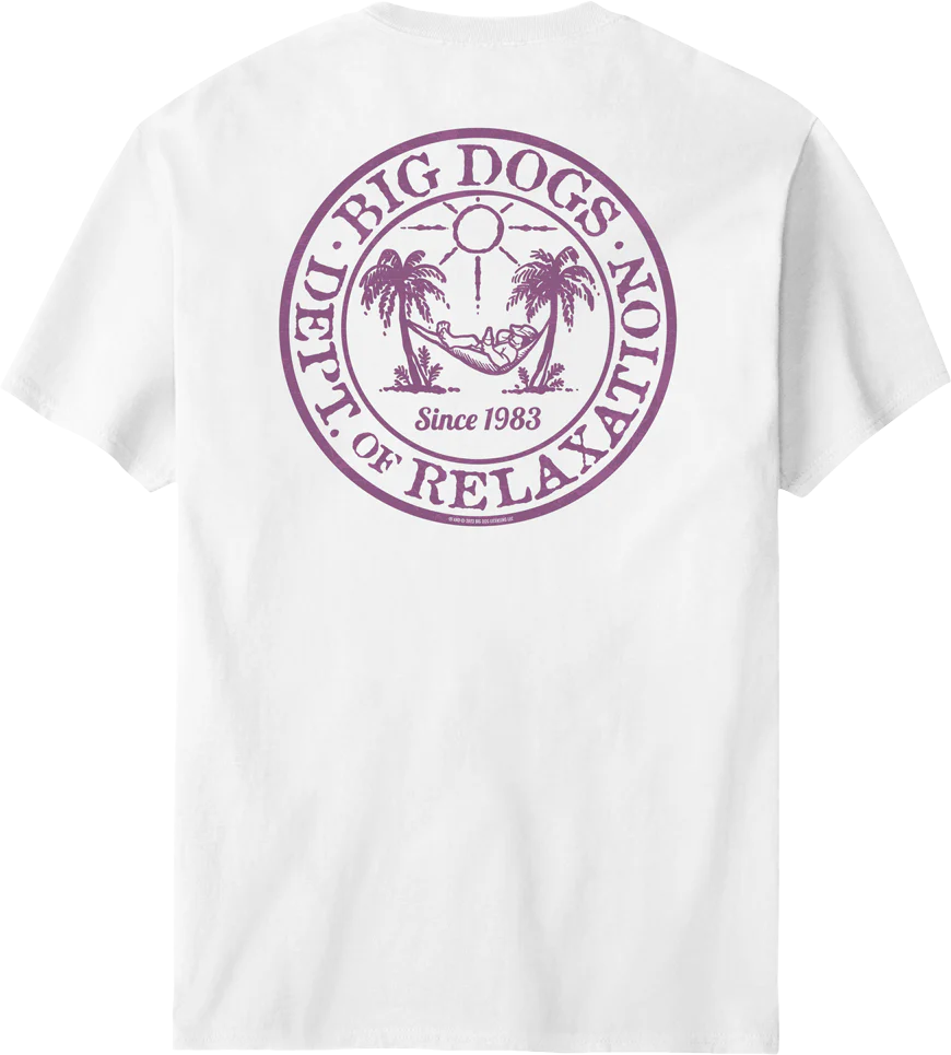 Relaxation Badge Pink T-shirt