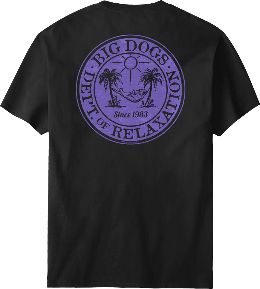 Relaxation Badge Purple T-shirt