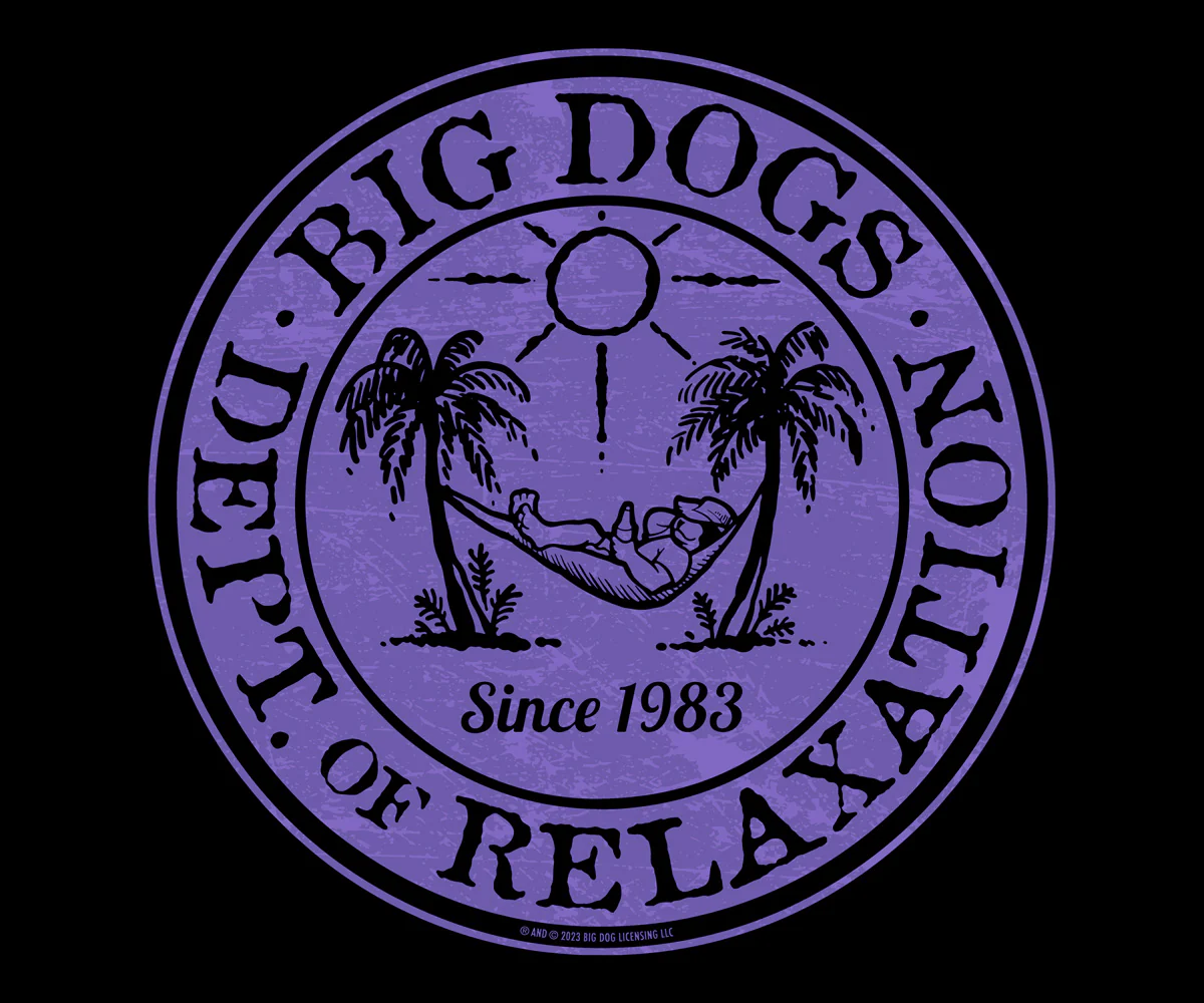 Relaxation Badge Purple T-shirt - Image 2
