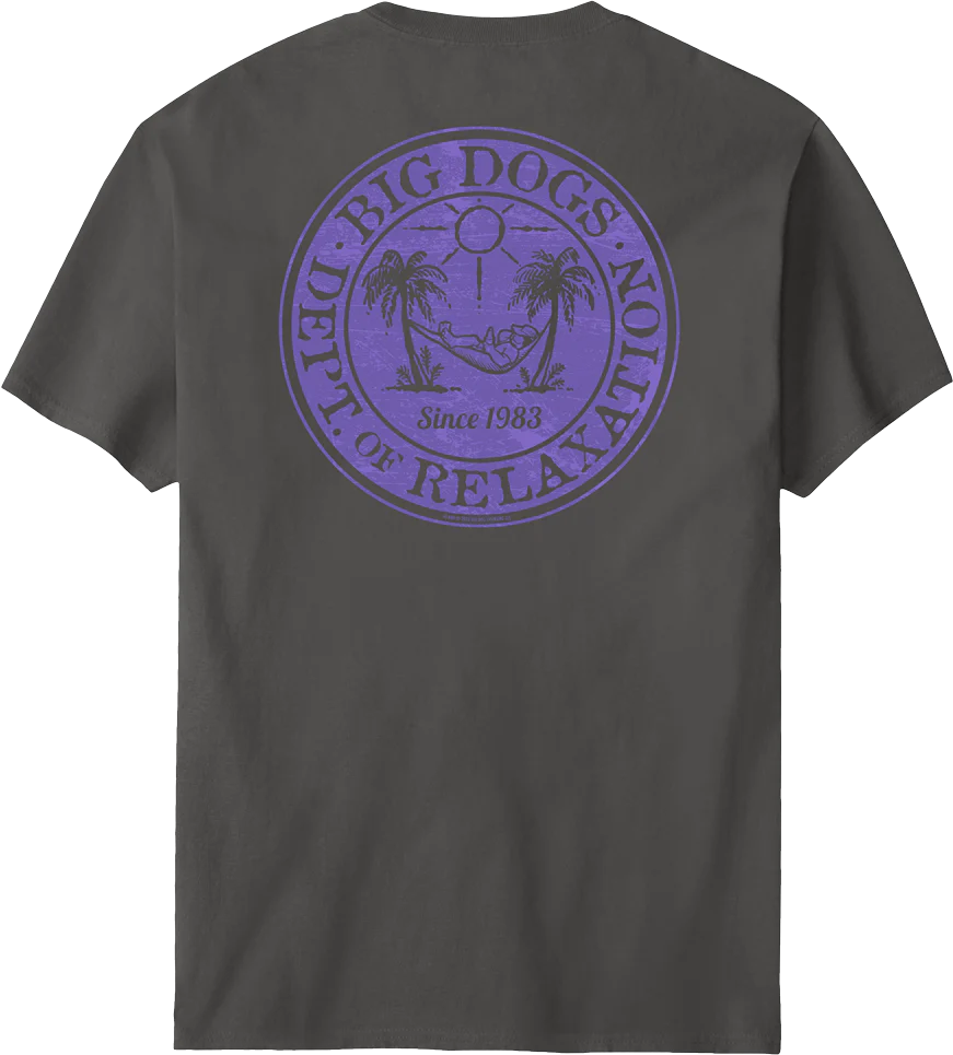 Relaxation Badge Purple T-shirt