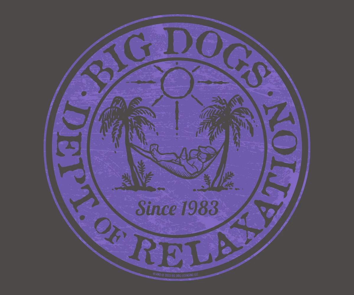 Relaxation Badge Purple T-shirt - Image 2