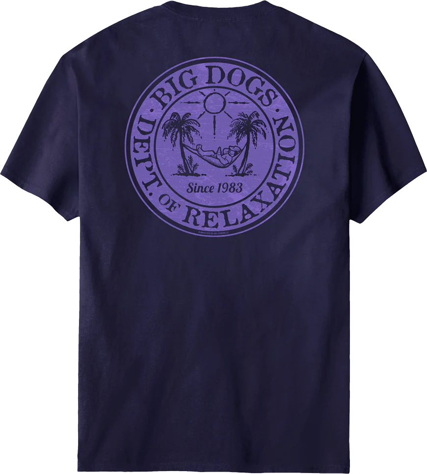 Relaxation Badge Purple T-shirt