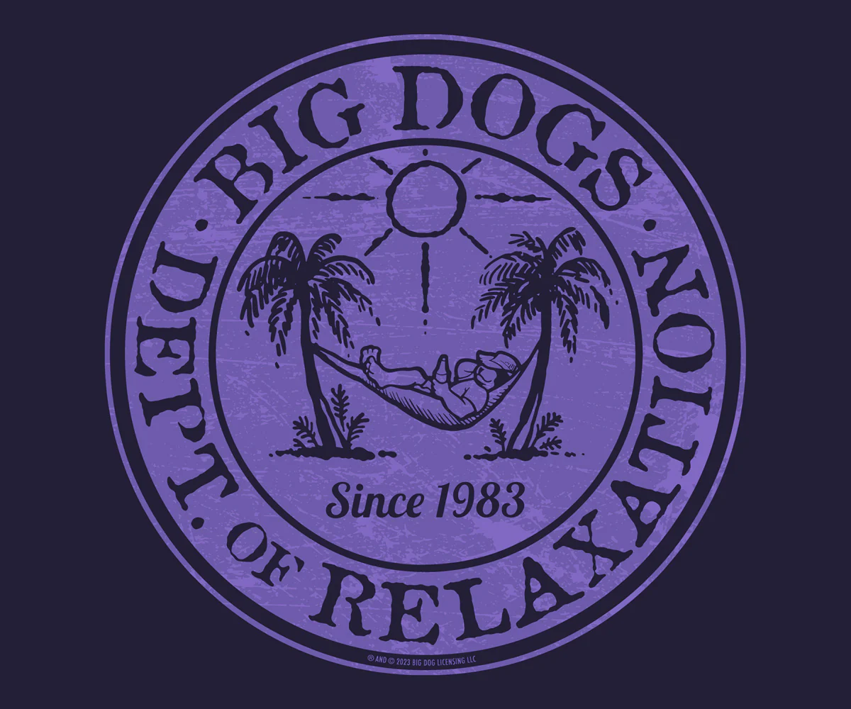 Relaxation Badge Purple T-shirt - Image 2