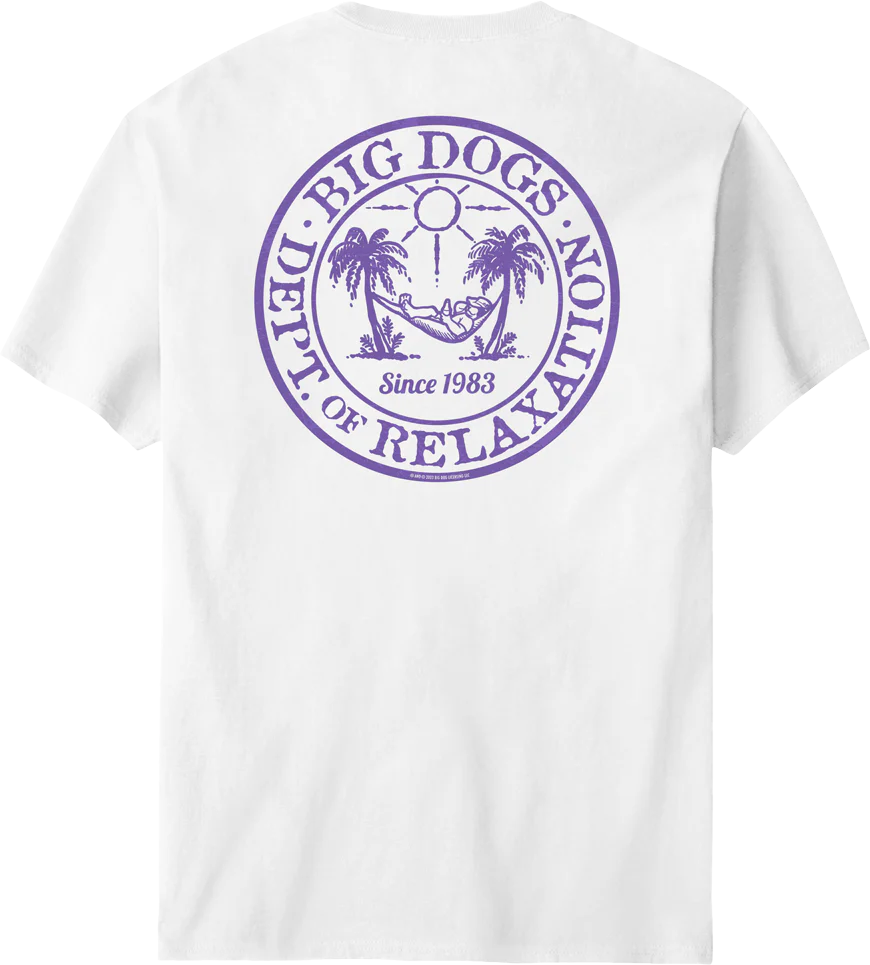 Relaxation Badge Purple T-shirt