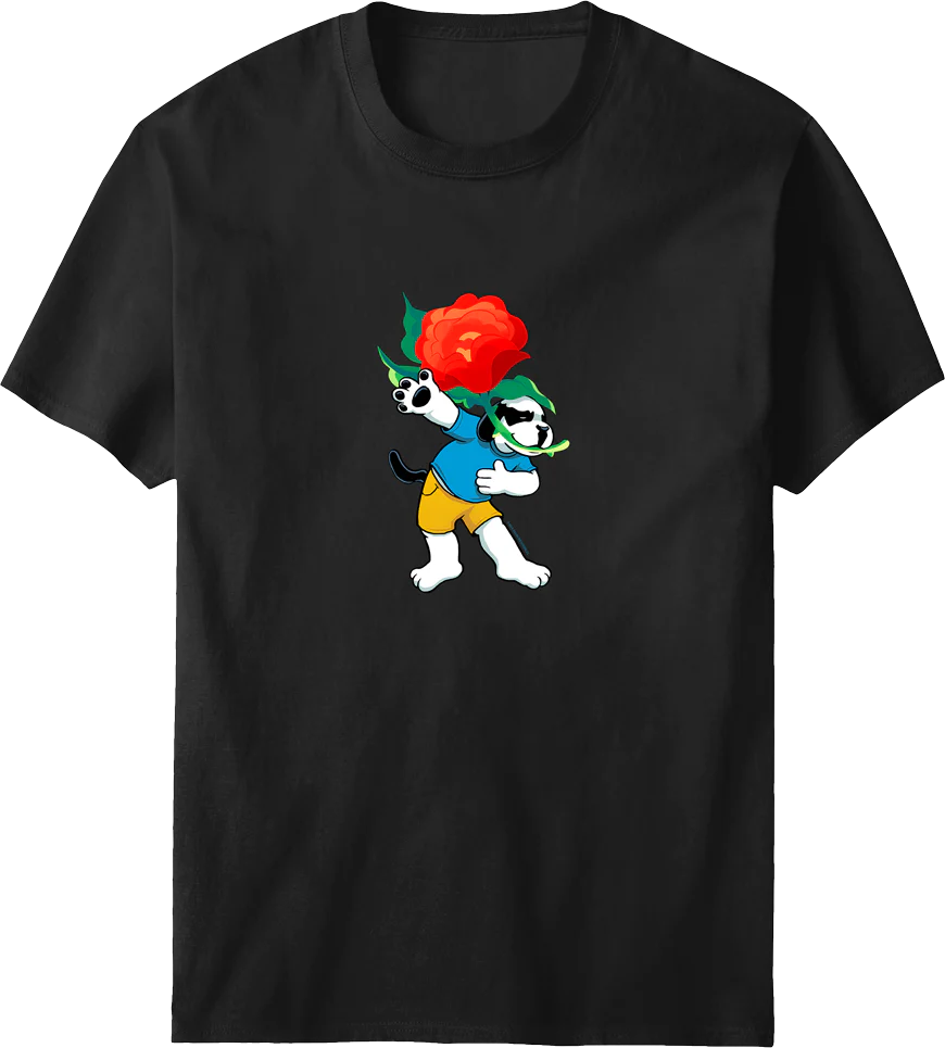 Rose Dog T-shirt