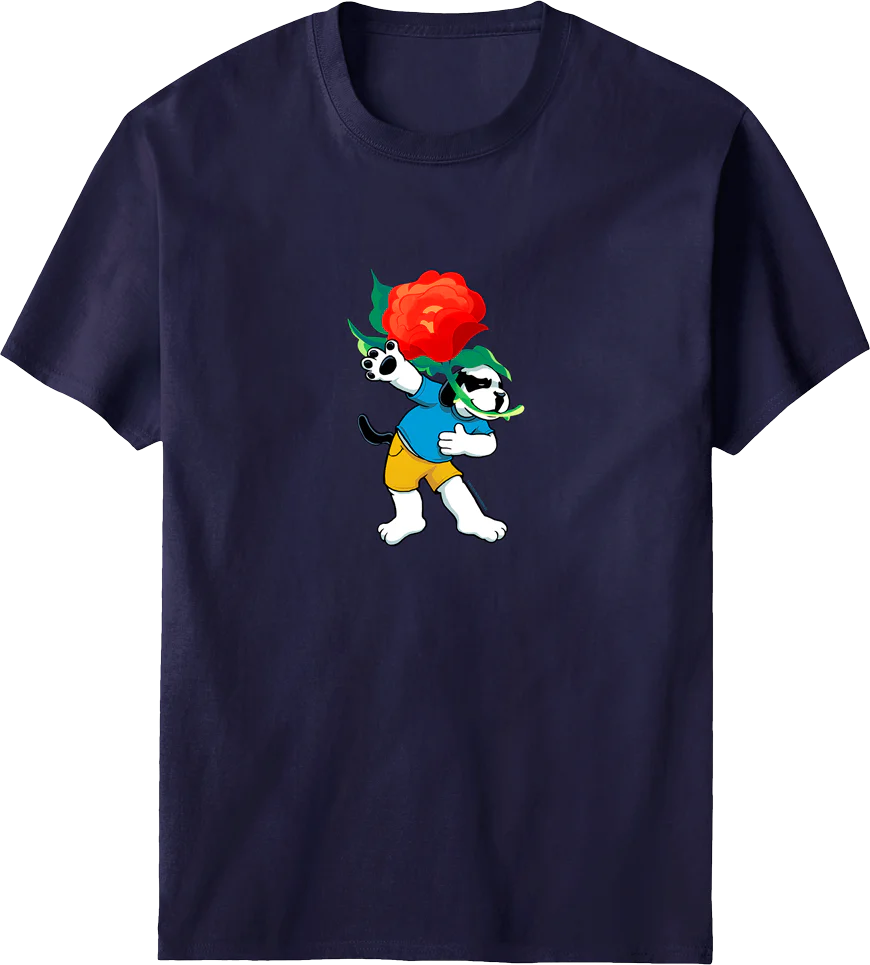 Rose Dog T-shirt