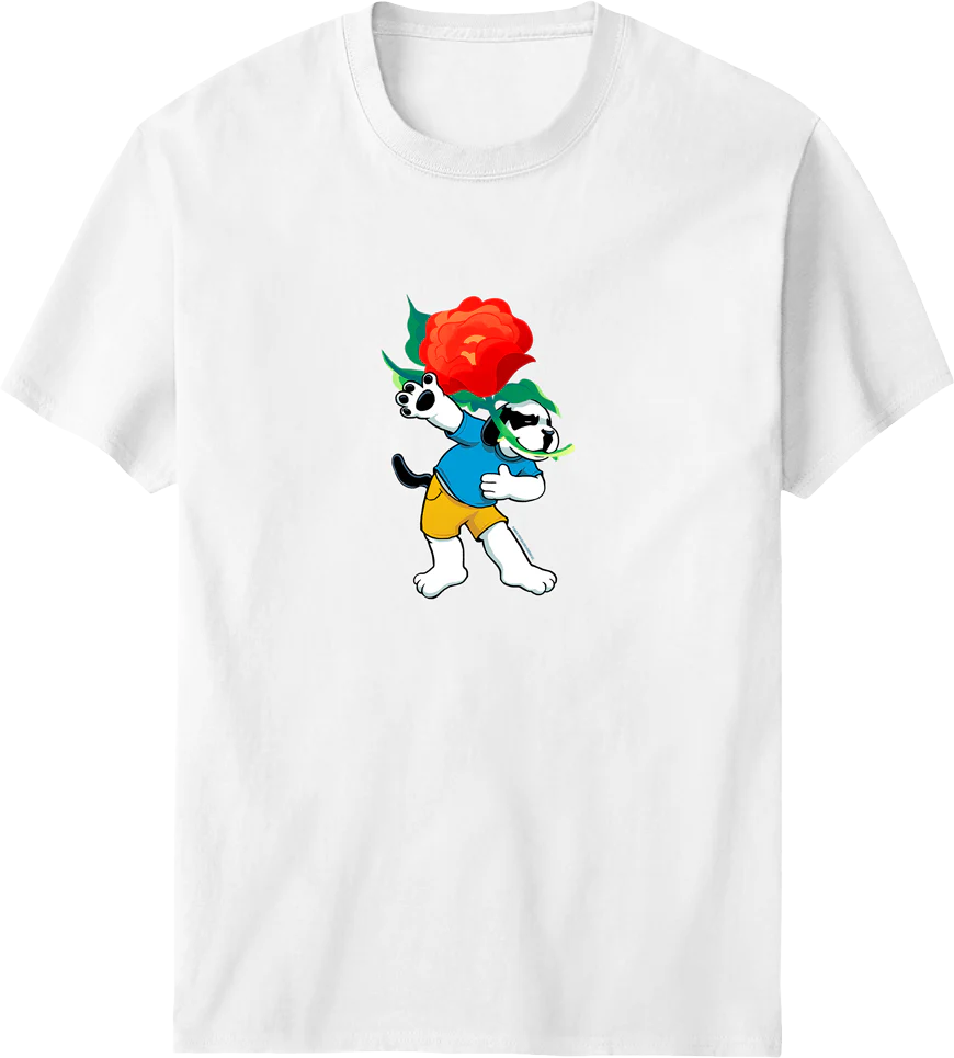 Rose Dog T-shirt