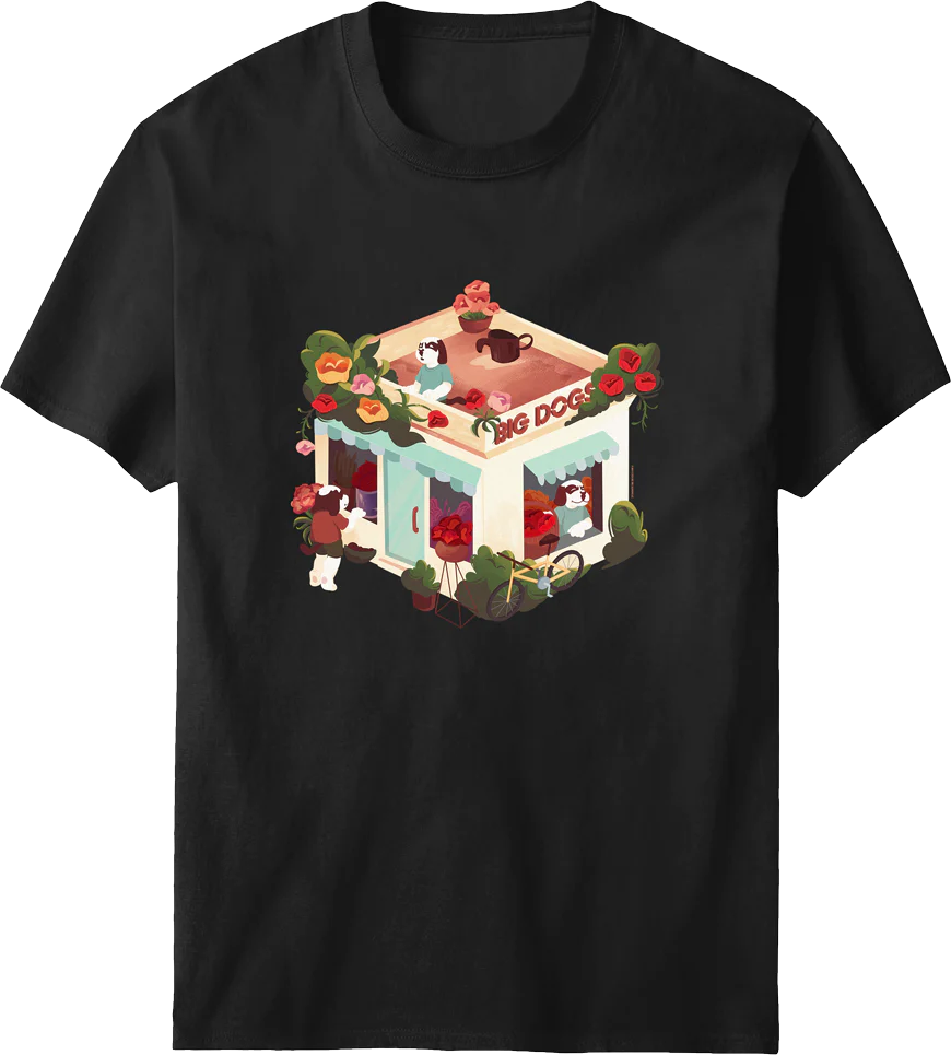 Roses Flower Shop T-shirt