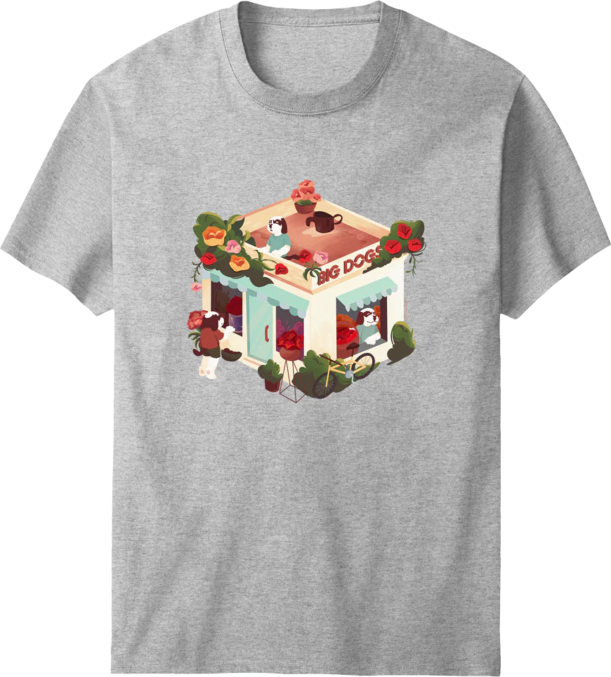 Roses Flower Shop T-shirt