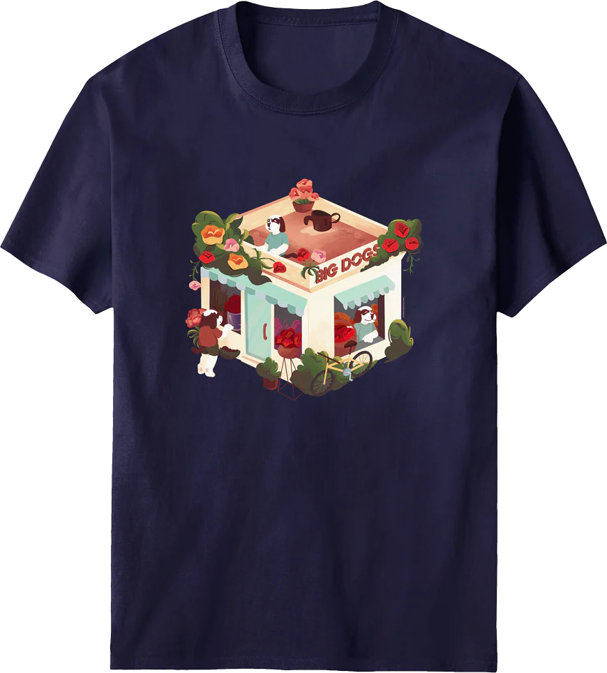 Roses Flower Shop T-shirt
