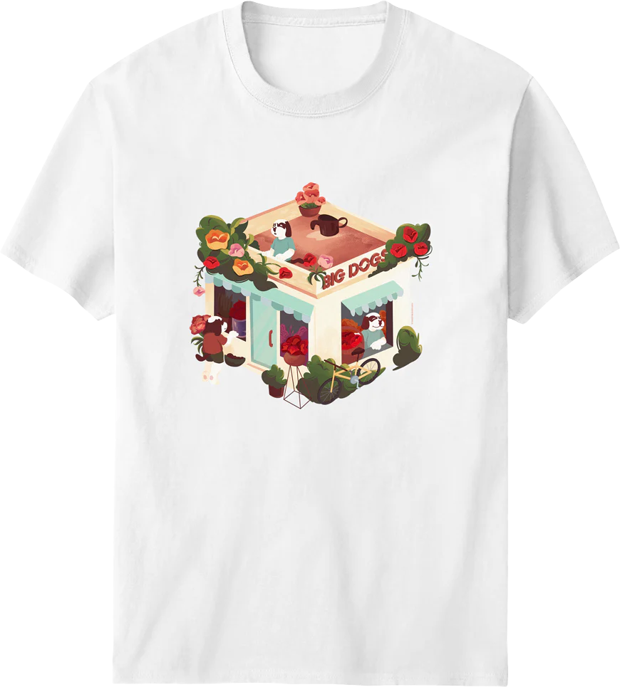 Roses Flower Shop T-shirt