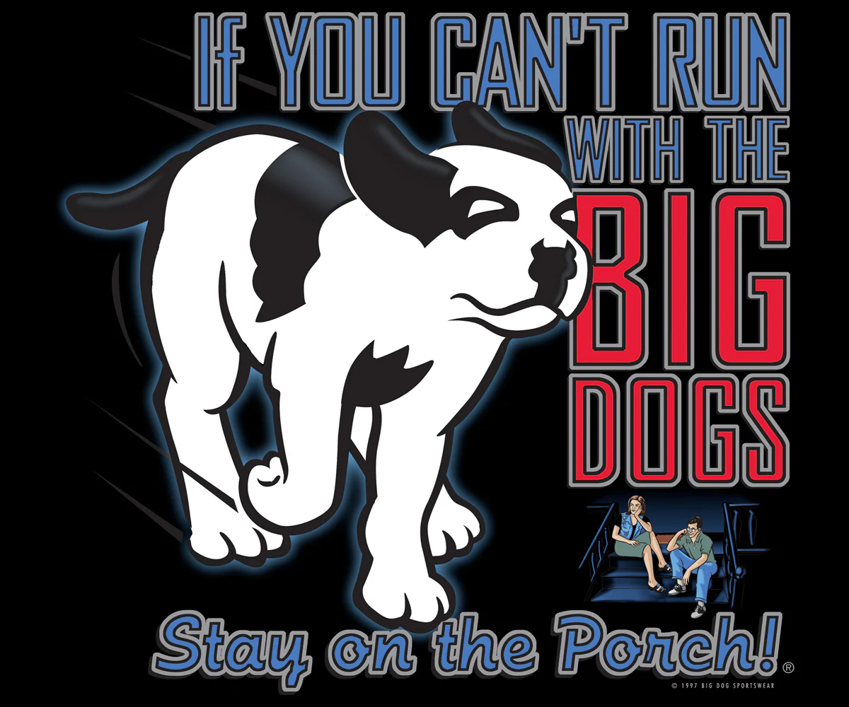 Run With The Big Dog Long Sleeve T-shirt - Image 2