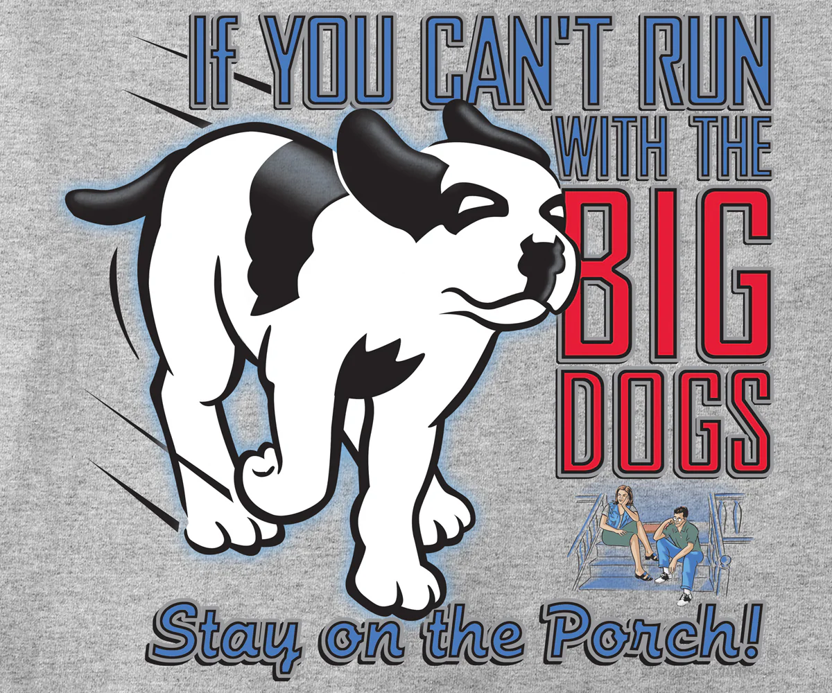Run With The Big Dog Long Sleeve T-shirt - Image 2