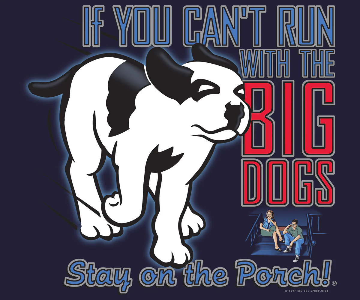Run With The Big Dog Long Sleeve T-shirt - Image 2