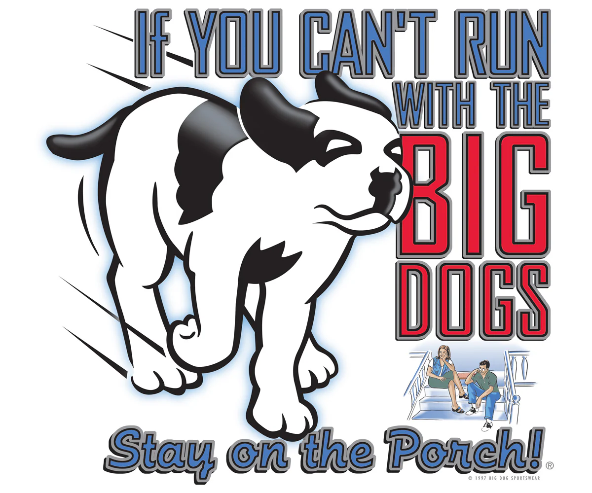 Run With The Big Dog Long Sleeve T-shirt - Image 2