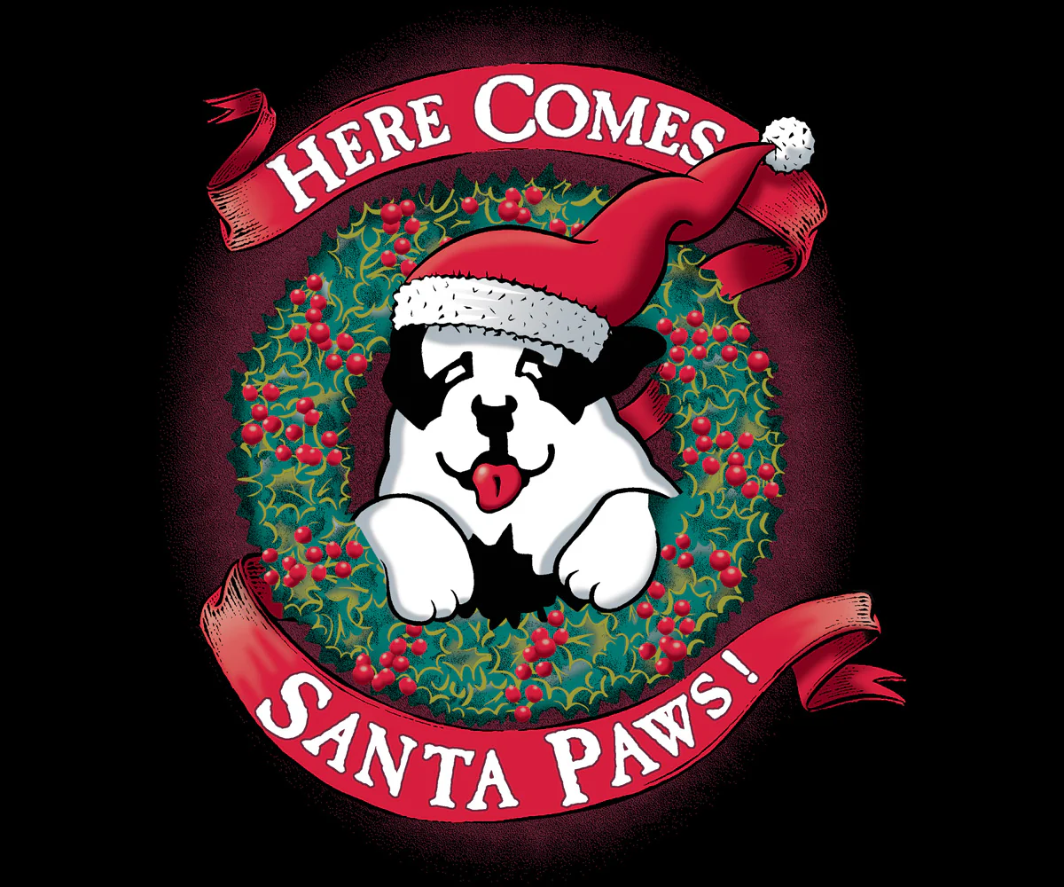 Santa Paws T-Shirt - Image 2