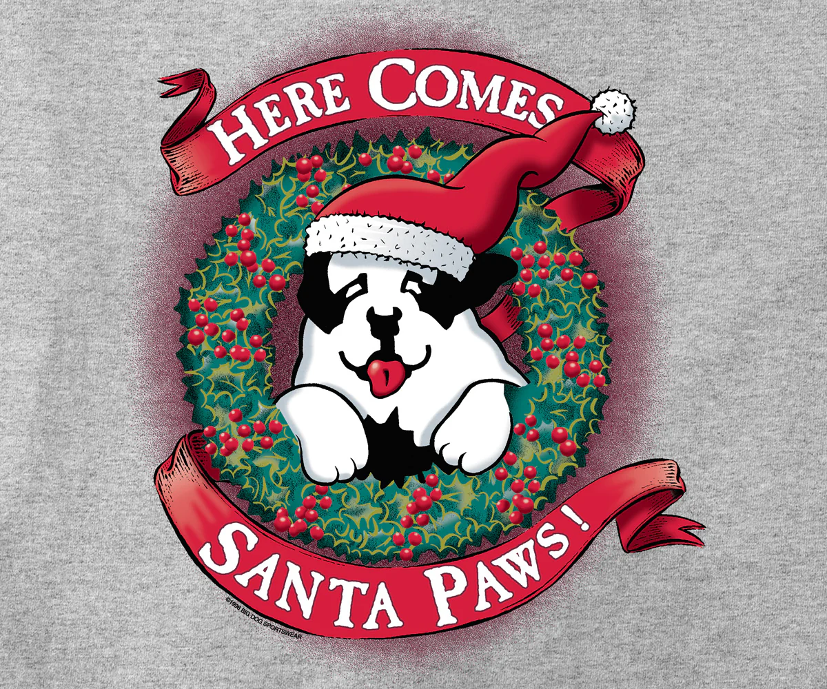 Santa Paws T-Shirt - Image 2