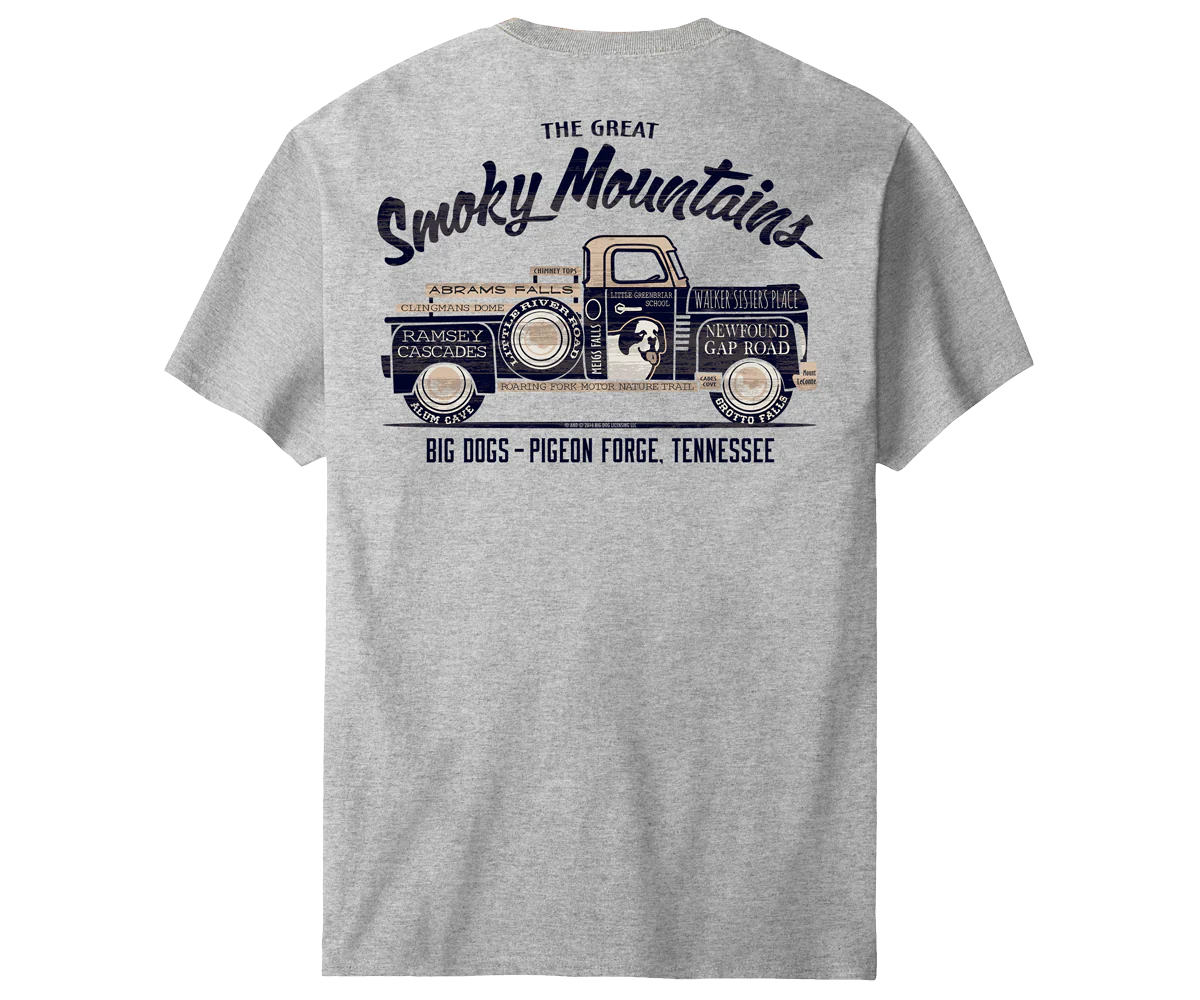 Smoky Mountain Landmark Truck T-Shirt