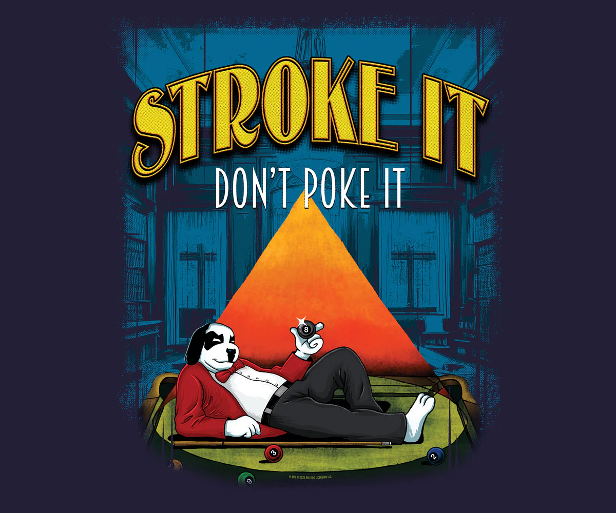 Stroke It Don't Poke It T-shirt - Image 2