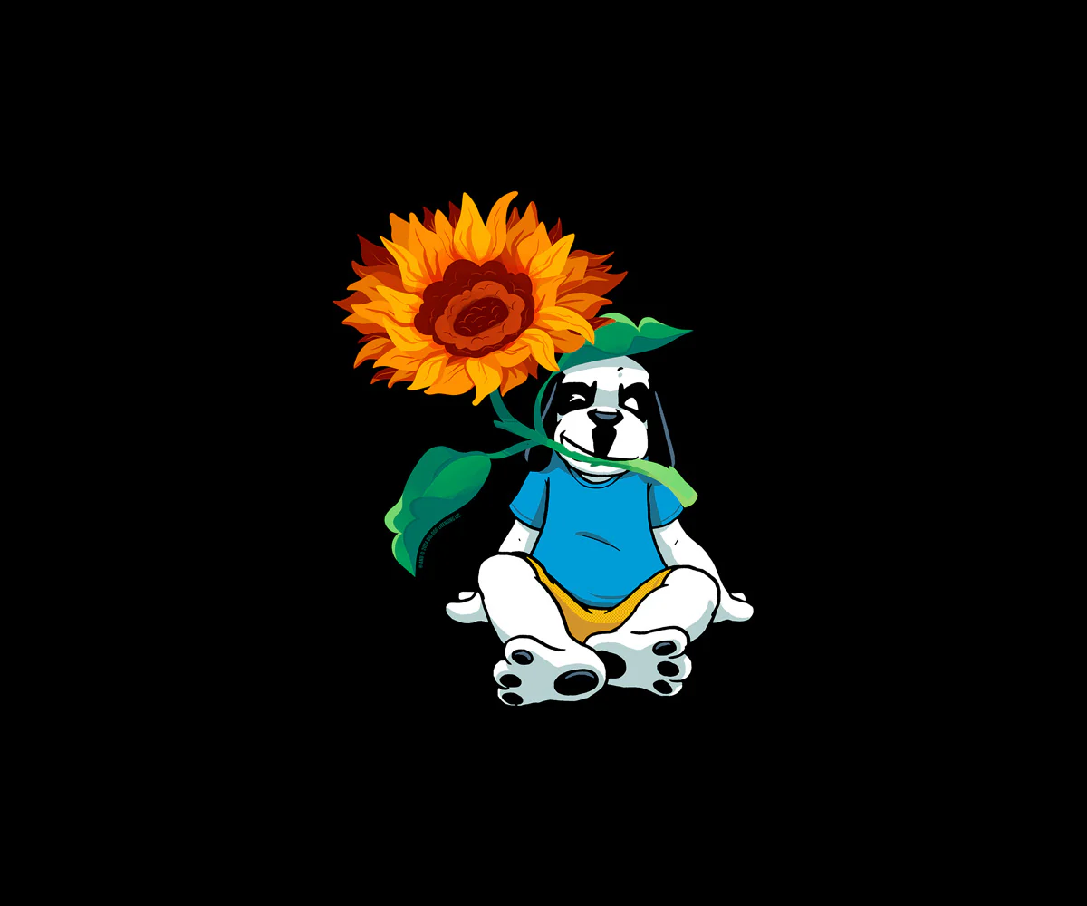 Sunflower Dog T-shirt - Image 2