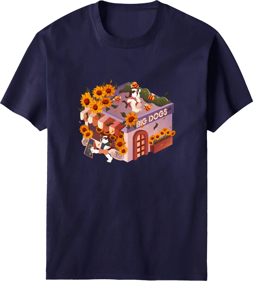 Sunflowers Flower Shop T-shirt