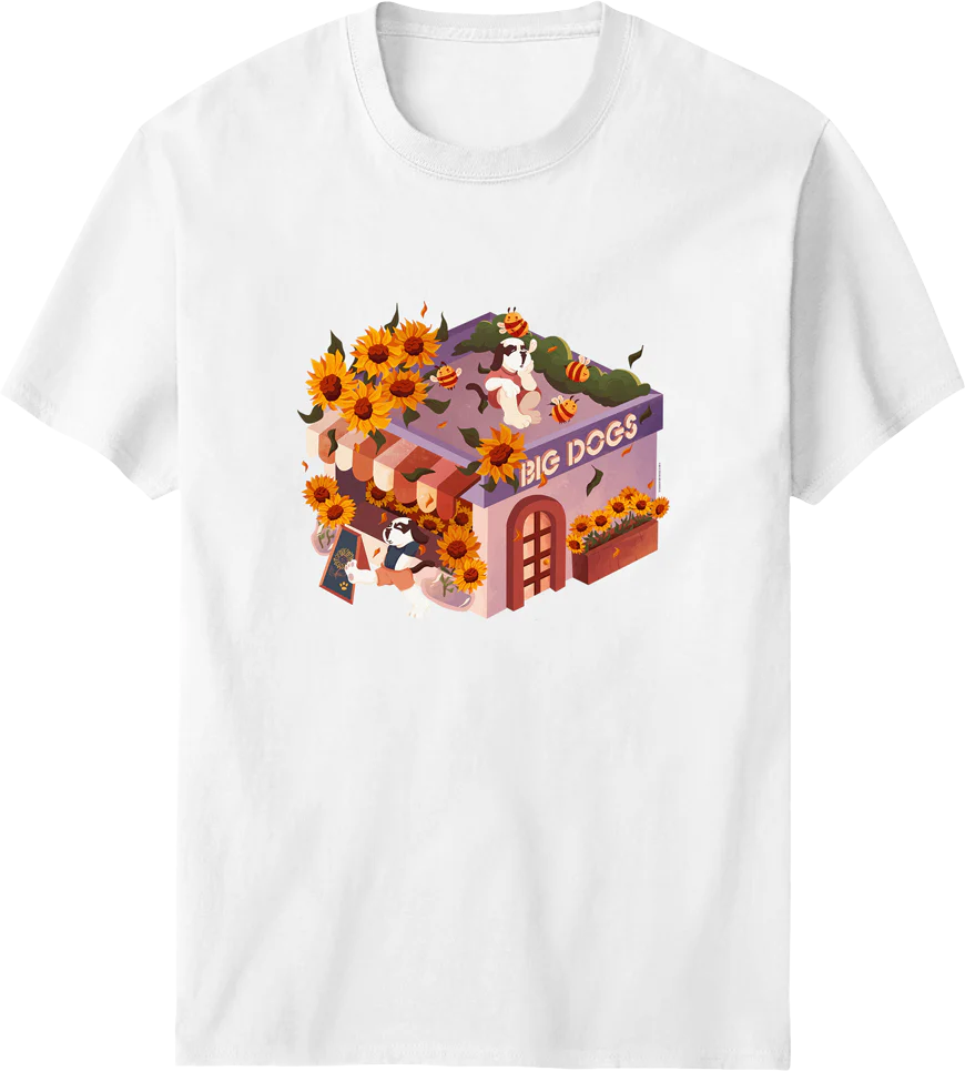 Sunflowers Flower Shop T-shirt