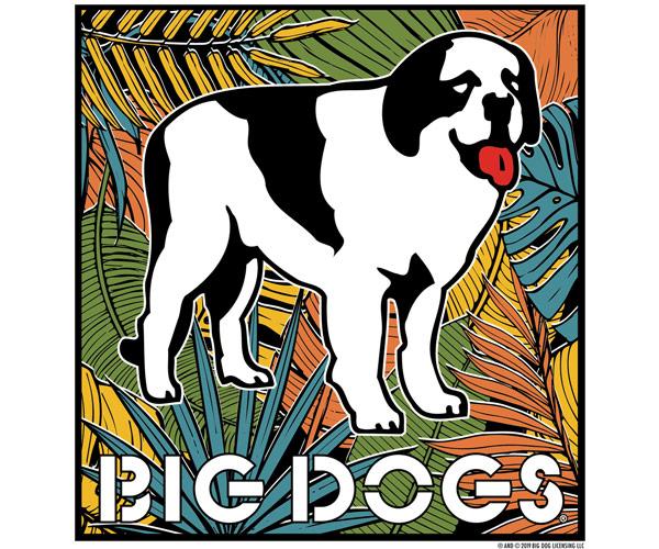 Big Dogs Tropical Logo T-Shirt - Image 2