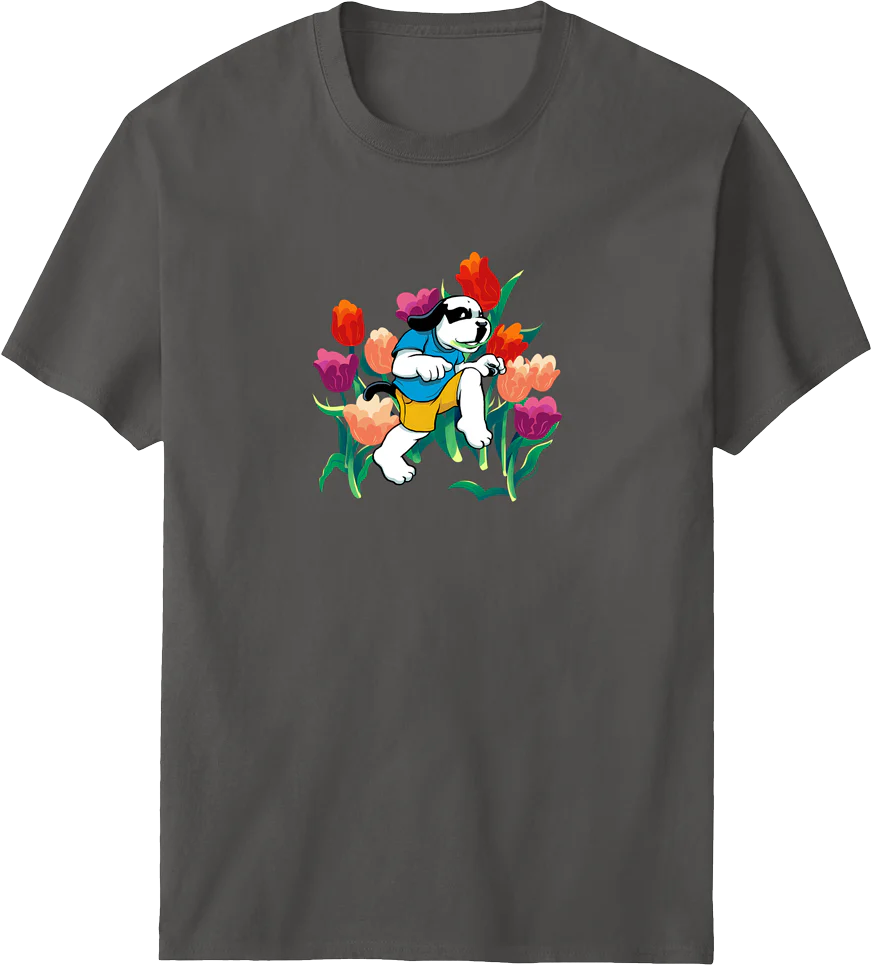 Tulip Dog T-shirt