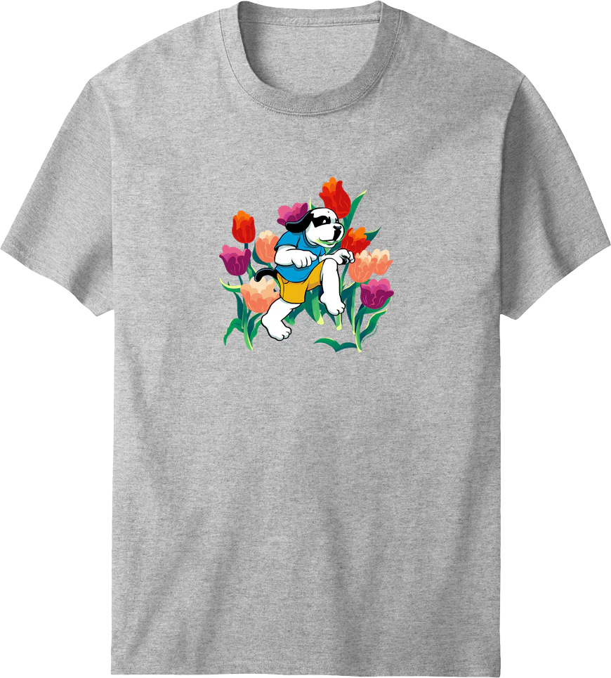 Tulip Dog T-shirt