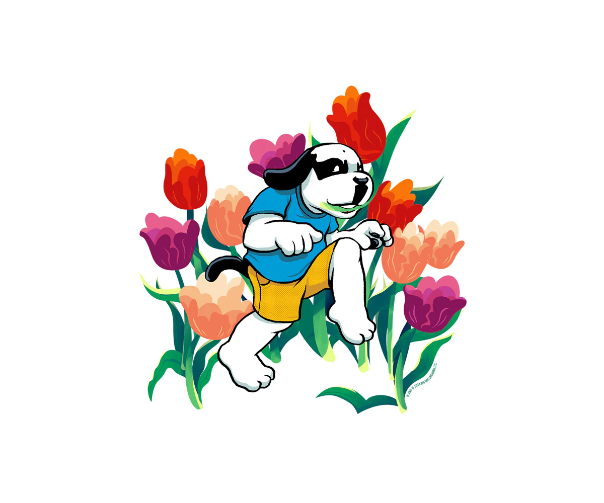 Tulip Dog T-shirt - Image 2