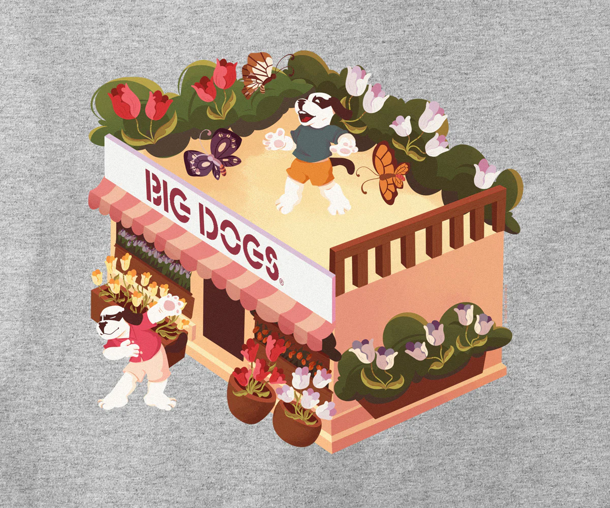 Tulips Flower Shop T-shirt - Image 2